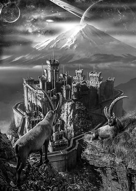 black and white fantasy