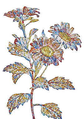 Stained Glass Botanical