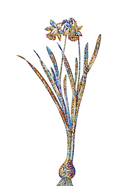 Stained Glass Daffodil