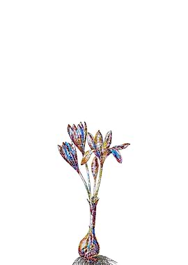 Stained Glass Crocus Flora