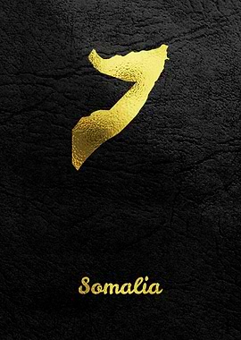 Golden Map Somalia