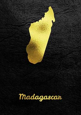 Golden Map Madagascar