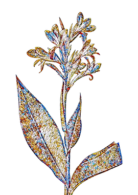 Prismatic Mosaic Floral