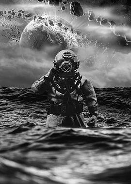 underwater spaceman