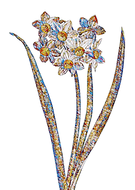 Stained Glass Narcissus