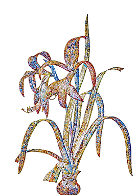 Prismatic Mosaic Floral