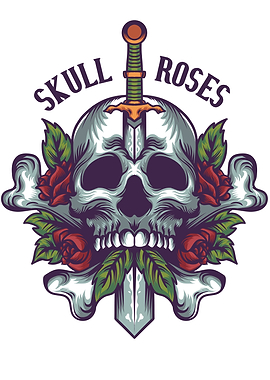 Skull roses