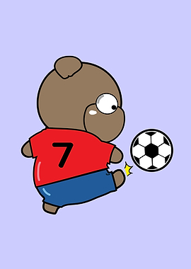 CoCo Playing Football