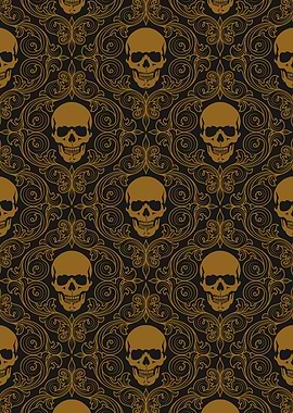 Scary Skull Pattern 24