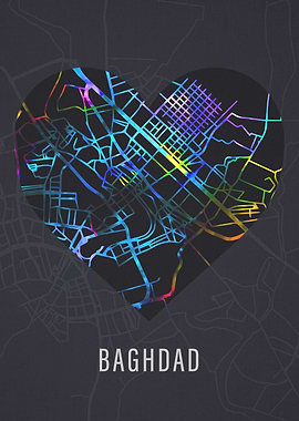 Baghdad Iraq City Heart