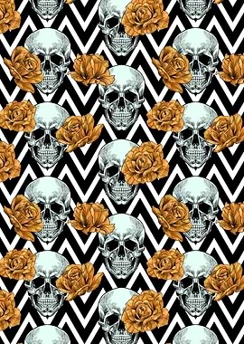 Scary Skull Pattern 27