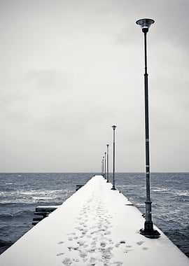 Aegean Winter pier