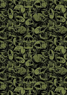 Scary Skull Pattern 26