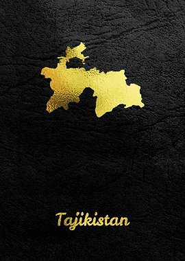 Golden Map Tajikistan