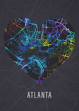 Atlanta Georgia City Heart