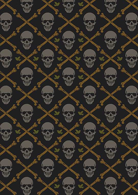 Scary Skull Pattern 11