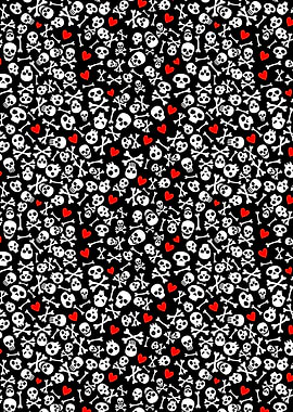 Scary Skull Pattern 10