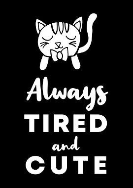 Cat Tired and Cute 5