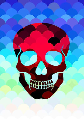 Red Velvet Skull