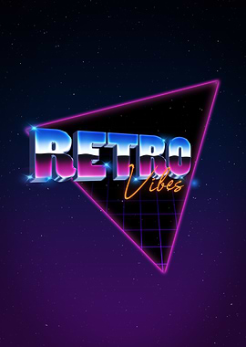 RETRO Vibes 80s Neon
