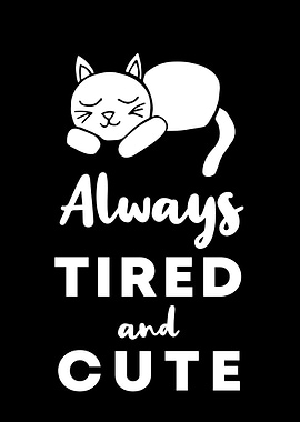 Cat Tired and Cute 9