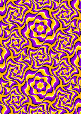 Yellow and purple flowers