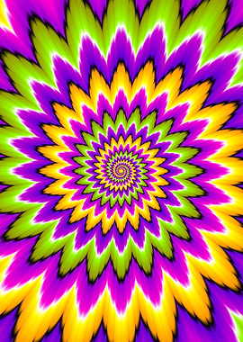 Colorful flower blossom