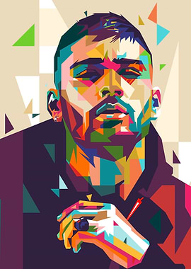 Zayn Malik In WPAP art