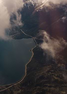 Patagonia from the sky