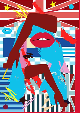 Women legs with high heels