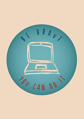 Vintage Brave Computer 12