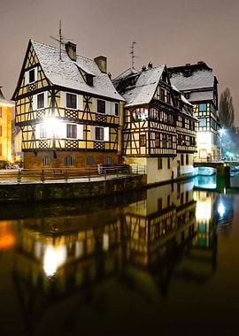 Strasbourg at night