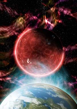 Planets in outer space