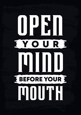 Minimal Quote poster