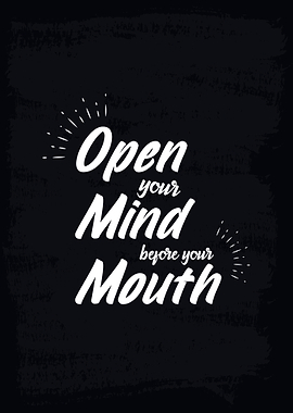 minimal quote poster