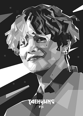 Taehyung BTS BW WPAP