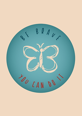 Vintage Brave Butterfly 1