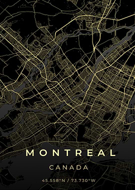 Montreal City Map