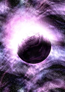 Planet in outer space