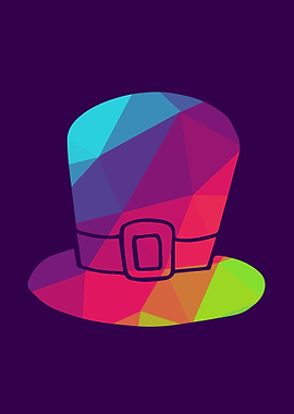 Rainbow St Patrick Hat 3