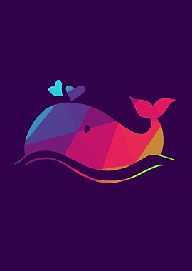 Rainbow Whale 1