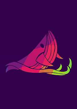 Rainbow Whale 6