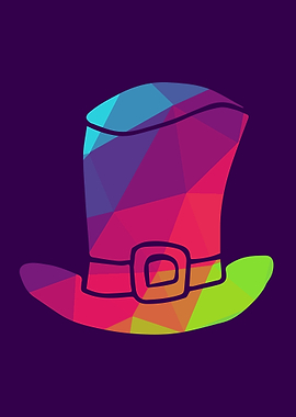 Rainbow St Patrick Hat 6