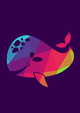 Rainbow Whale 5
