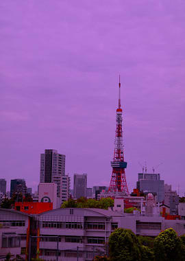Purple side of Tokyo