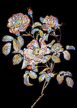 Prismatic Rose Mosaic
