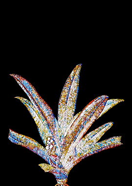 Stained Glass Lily Flower