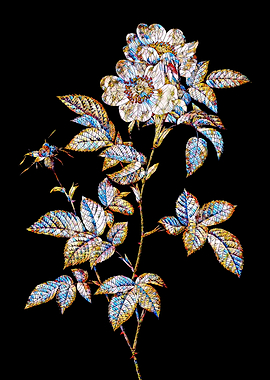 Prismatic Rose Mosaic