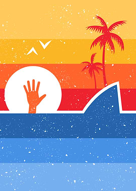 Retro minimalist attack sh