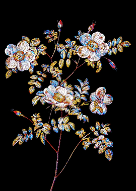 Prismatic Rose Mosaic